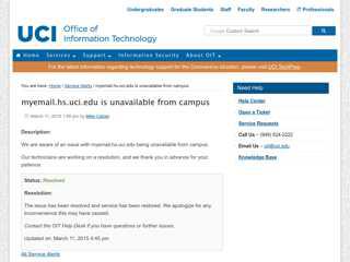 myemail.hs.uci.edu is unavailable from campus — Office of ...