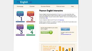 
                            4. MyEnglishLab Pearson English Interactive - Myenglishlab Northstar Portal