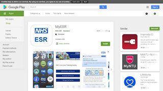 
                            9. MyESR - Apps on Google Play - My Esr Nhs Portal