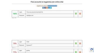 
                            2. mygamma.com online chat - free accounts, logins and ... - Mygamma Chat Login