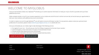 
                            1. MyGlobus - Globus Travel Portal