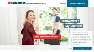 
                            2. MyHammer: Handwerker finden bei Deutschlands ... - My Hammer De Portal