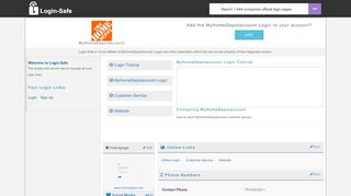 
MyHomeDepotaccount Login, Customer Service and Support ...
