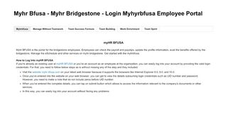 Myhr Bfusa - Myhr Bridgestone - Login Myhyrbfusa Employee ...