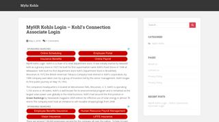Myhr Kohls - Kohls kronos Login - Kohls Kronos Pc Portal