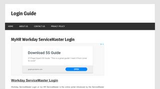 
                            4. MyHR Workday ServiceMaster Login - Login Guide - Servicemaster Hr Portal