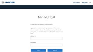 
                            8. myHyundai :: Login - Hyundai Account Portal