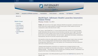 
                            3. MyiHChart: Infirmary Health Launches Innovative Patient Portal ... - Mobile Infirmary Patient Portal