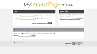 
                            12. MyImpactPage - Login - Better Impact - Vna Portal