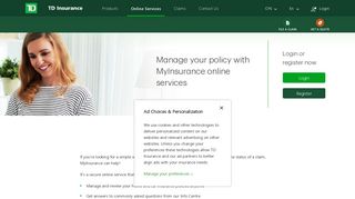 
                            6. MyInsurance Online Services | TD Insurance - Insure Pink Portal