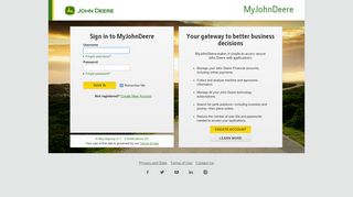 
                            2. MyJohnDeere Login - John Deere Dealer Portal