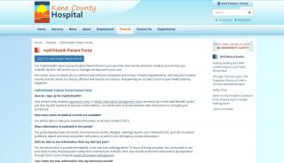myKCHealth Patient Portal - Kane County Hospital - Kch Patient Portal