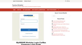 
                            8. MyKMXHR Workday Login CarMax Employee Login Guide - Carmax World Login