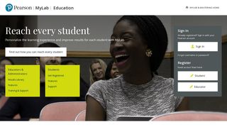 
                            6. MyLab Education | Pearson - Pearson Higher Education Instructor Portal