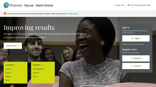 
MyLab Math Global | Pearson
