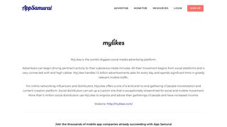 
                            3. MYLIKES - App Samurai - Mylikes Login