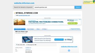 
mymail.symrise.com at WI. IBM Lotus iNotes Login

