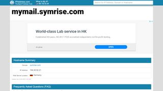 
mymail.symrise.com : IBM Lotus iNotes Login
