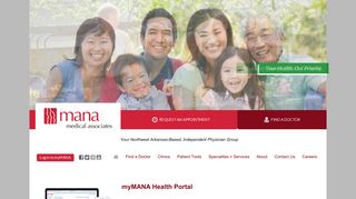 myMANA Health Portal - Medical Associates of Northwest ...