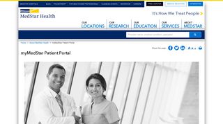 
                            4. myMedStar Patient Portal - MedStar Health - Medstar Montgomery Patient Portal