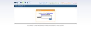 
                            2. MyMetroNet.Net Portal - Metronet Login Portal
