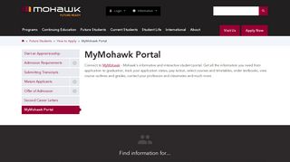 
                            2. MyMohawk Portal | Mohawk College - Mohawk College Portal