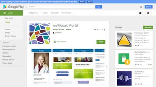
                            1. myMosaic Portal - Apps on Google Play - My Mosaic Portal