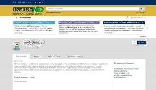 
                            5. myNDabroad (myNDabroad portal) | InsideND - Nd Portal
