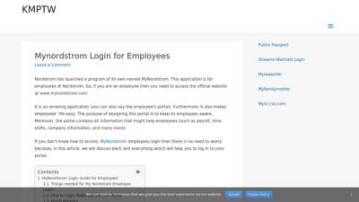 MyNordstrom Login - Employee Portal Benefits