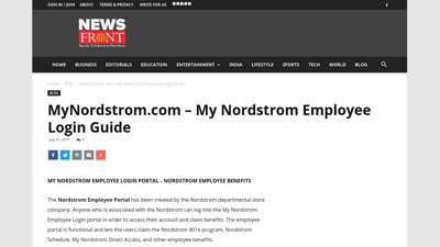 MyNordstrom.com - My Nordstrom Employee Login Guide - News ...