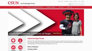 
                            1. myNorthridge Portal | California State University ... - CSUN.edu - Northridge Portal Csun Portal
