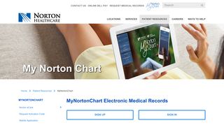 
                            2. MyNortonChart | Norton Healthcare Louisville, Ky. - Mychart Norton Portal