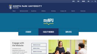 
                            8. myNPU Faculty - North Park University - North Park University Portal