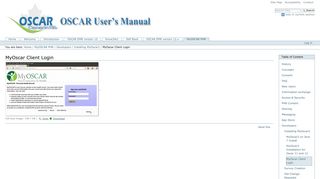 
MyOscar Client Login — Site - Oscar Manual  
