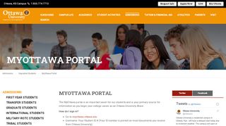 MyOttawa Portal | OUKS - Ottawa University - Ottawa University Student Portal