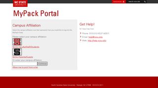 
                            4. MyPack Portal: North Carolina State University - My Health Pack Portal