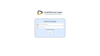 
                            8. MyPBXManager Fax Portal - Login - Fax Vocalocity Com Portal
