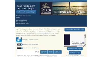 
                            5. myPCA 401k Login - Your Retirement Account Login