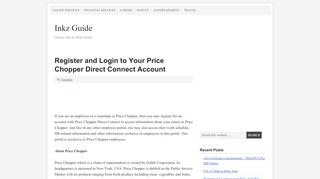 
                            11. myportal.pricechopper.com - Register and Login to Your Price ... - Price Chopper Portal Portal
