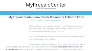 
                            9. MyPrepaidCenter.com Check Balance & Activate Card ... - Sprint Prepaid Card Portal