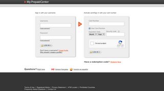 
                            6. MyPrepaidCenter.com - Citibank Prepaid Card Portal