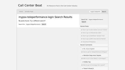 mypsx-teleperformance-login « Search Results « Call Center ...