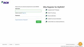 
                            7. MyRCN | Login | Index - Grande Communications Portal