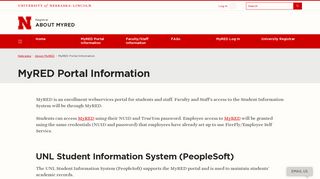 
                            2. MyRED Portal Information | About MyRED | Nebraska - My Red Portal