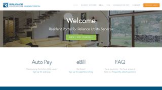 MyRelianceBill - Resident Portal for Reliance Utility Services