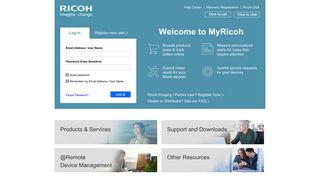 
                            1. MyRicoh.com - Home | Ricoh USA - My Ricoh Login