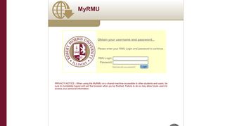 
                            5. MyRMU - Rmu Gmail Portal