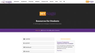 
                            1. mySAGU (Students) - Sagu Student Portal