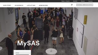
                            6. MySAS - Shanghai American School - Mysas Portal