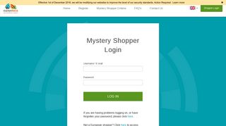 
                            3. Mystery Shopper Login - Market Force - Esa Market Research Mystery Shopper Portal
